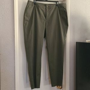 Ava & Viv olive green slacks, size 16W